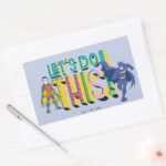 Batman Lets Do This Rectangular Sticker
