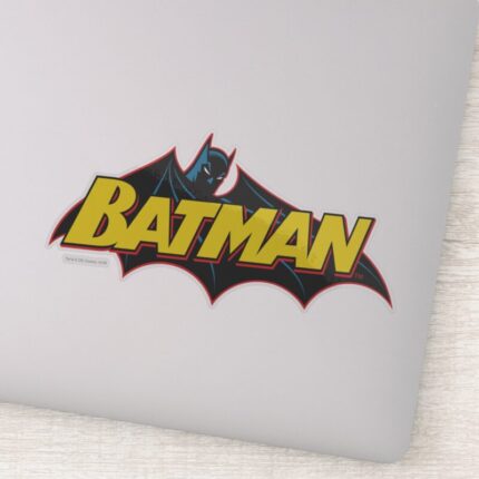 Batman Old School Logo Sticker