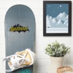 Batman Old School Logo Sticker