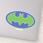 Batman Purple Green Symbol Sticker