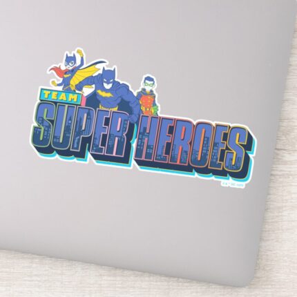 Batman Team Super Heroes Sticker