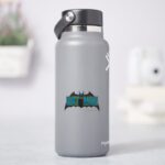 Batman Vintage Blue Black Logo Sticker