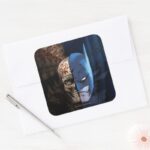 Batman De Los Muertos Square Sticker