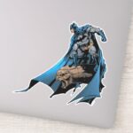 Batman On Gargoyle Sticker