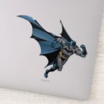 Batman Runs With Gusto Sticker