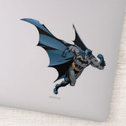 Batman Runs With Gusto Sticker