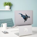 Batman Runs With Gusto Sticker