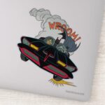 Batmobile Wroom Sticker
