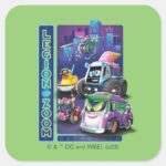 Batwheels™ Legion Of Zoom Square Sticker