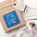 Batwheels™ Bam The Batmobile Square Sticker