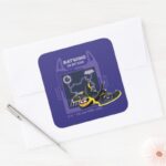 Batwheels™ Batwing The Bat Plane Square Sticker