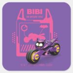 Batwheels™ Bibi The Batgirl Cycle Square Sticker