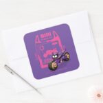 Batwheels™ Bibi The Batgirl Cycle Square Sticker
