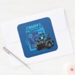 Batwheels™ Buff The Bat Truck Square Sticker