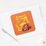 Batwheels™ Redbird The Racecar Square Sticker