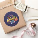 Batwheels™ Superhero Team Classic Round Sticker