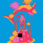 Beach Landing Spring Vibes Poster