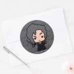 Bellatrix Cartoon Character Art Classic Round Sticker