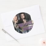 Bellatrix Lestrange And Narcissa Malfoy Classic Round Sticker