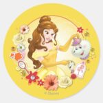 Belle Compassionate Classic Round Sticker