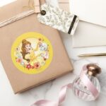 Belle Compassionate Classic Round Sticker