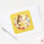 Belle Compassionate Square Sticker