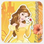 Belle Inspirational Square Sticker
