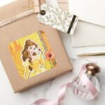 Belle Inspirational Square Sticker