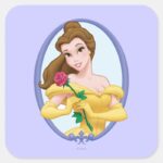 Belle Square Sticker
