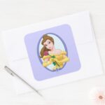 Belle Square Sticker