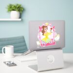 Belle With Enchanted Rose Chip Mrs. Potts Sticker