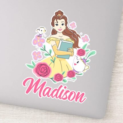 Belle Friends Bookish Blooms Sticker