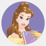 Belle Express Yourself Classic Round Sticker
