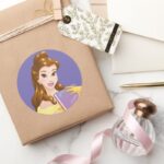 Belle Express Yourself Classic Round Sticker