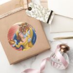 Belle Fearless Classic Round Sticker