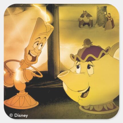 Belle Bestiesrule Square Sticker