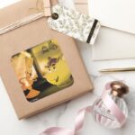 Belle Bestiesrule Square Sticker