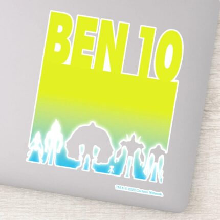 Ben 10 Alien Line Up Logo Sticker