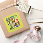 Ben 10 Alien Logo Square Sticker