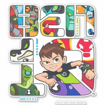 Ben 10 Alien Logo Sticker