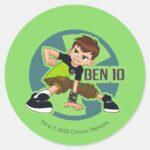 Ben Tennyson Omnitrix Graphic Classic Round Sticker