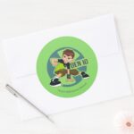 Ben Tennyson Omnitrix Graphic Classic Round Sticker