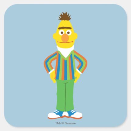 Bert Standing Square Sticker