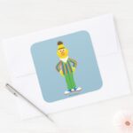 Bert Standing Square Sticker