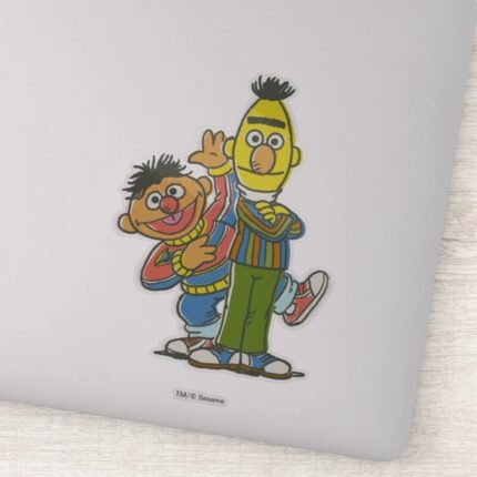 Bert And Ernie Classic Style Sticker
