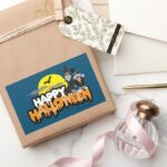 Bert And Ernie Happy Halloween Rectangular Sticker