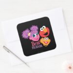 Best Friends Sesame Street Square Sticker