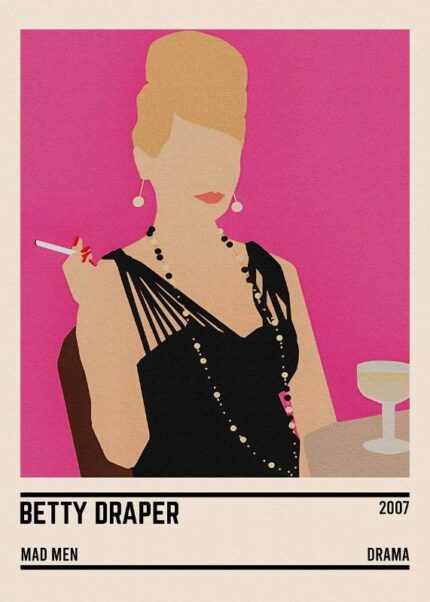 Betty Draper Mad Men Poster