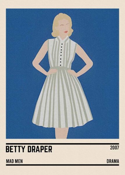 Betty Draper Mad Men Poster