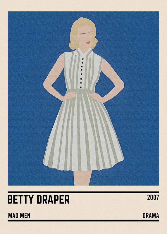Betty Draper Mad Men Poster